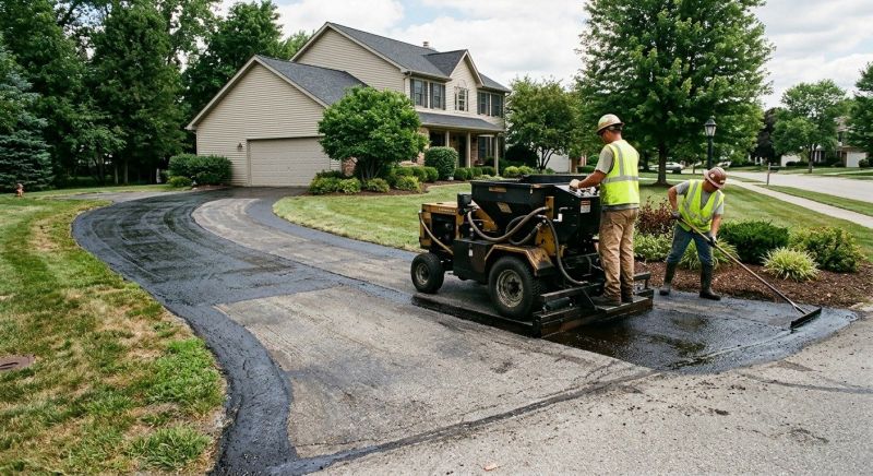 Asphalt Driveway Resurfacing in Grand Rapids, MI