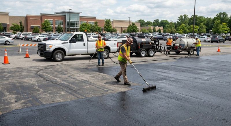 Asphalt Parking Lot Sealing in Columbus, OH