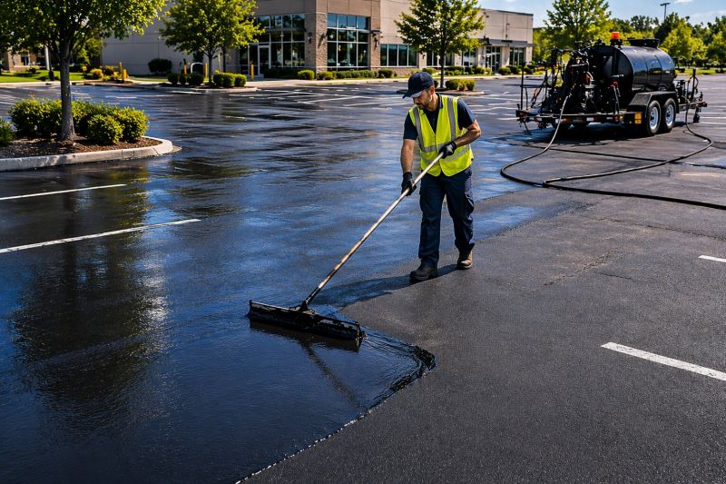 Church Parking Lot Sealcoating in Tampa, FL