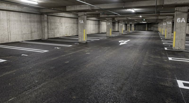 Commercial Asphalt Painting in Alpharetta, GA