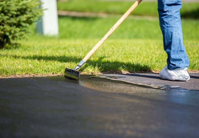 Hot Tar Driveway Sealing in Columbus, OH