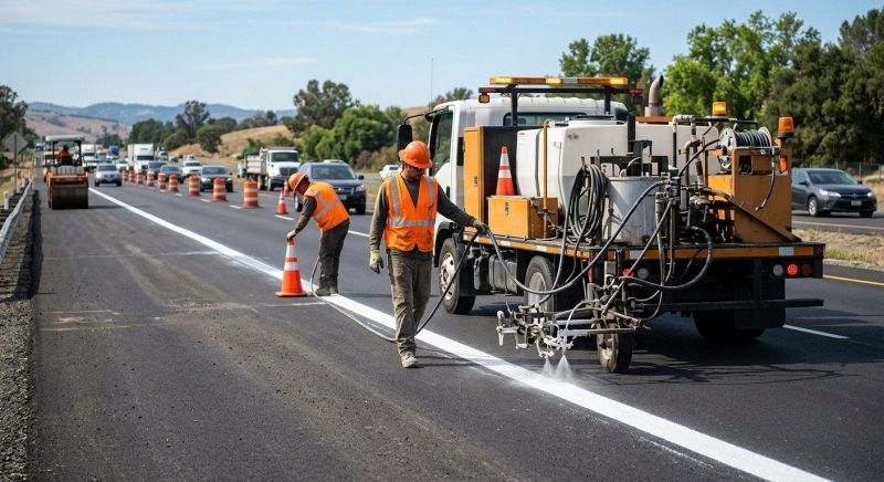 Line Striping Service in Alpharetta, GA
