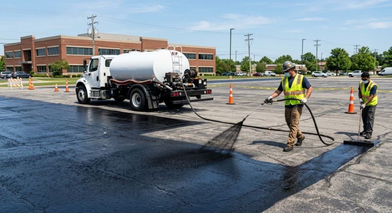 Lot Sealcoating in San Antonio, TX