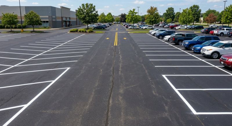 Parking Line Painting in Lawrenceville, GA