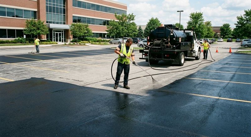 Parking Lot Sealcoating in Denver, CO