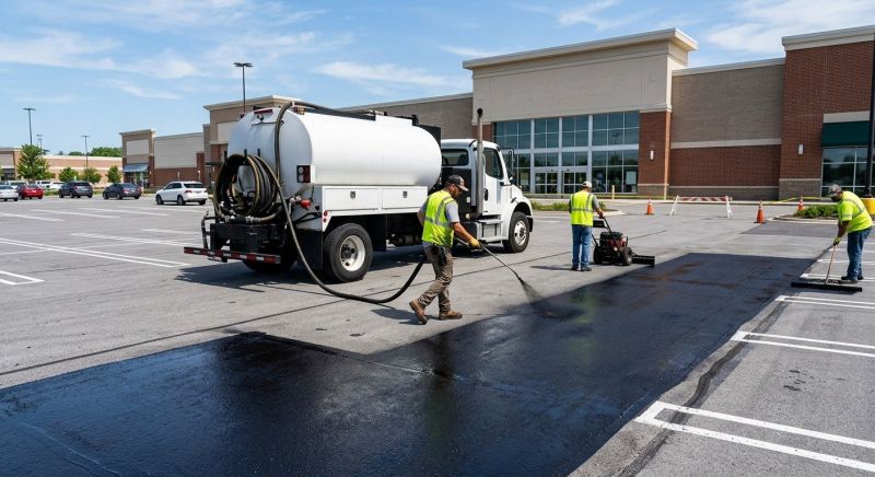 Parking Lot Sealcoating in Denver, CO