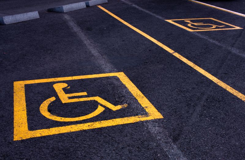 Parking Space Marking in Roswell, GA