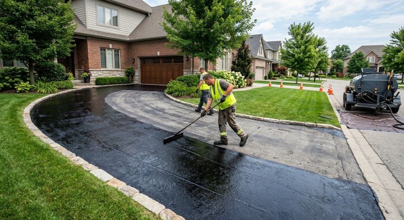 Residential Blacktop Sealing in Columbus, OH