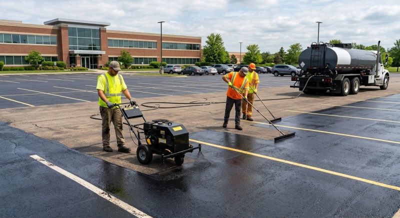 Commercial Parking Lot Sealing in San Antonio, TX
